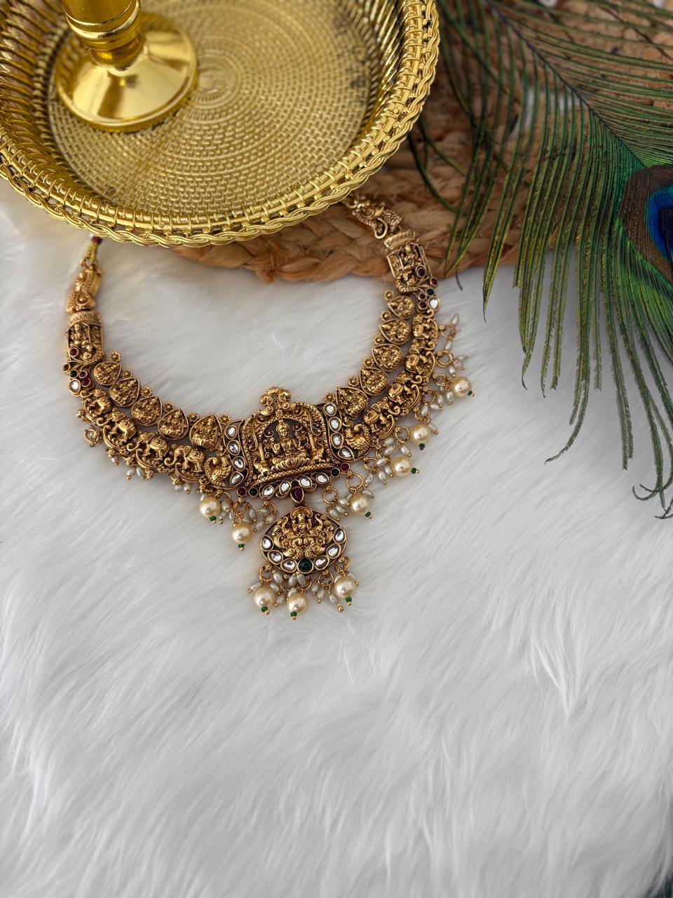 Gajalakshmi Necklace